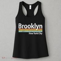 Club Inc. Brooklyn New York City Nyc Retro Stripes Classic Women's Tank Top thumb 3