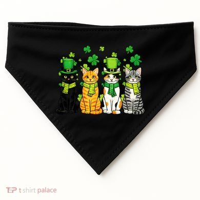 Cute Irish Cats & Kittens USA-Made Doggie Bandana