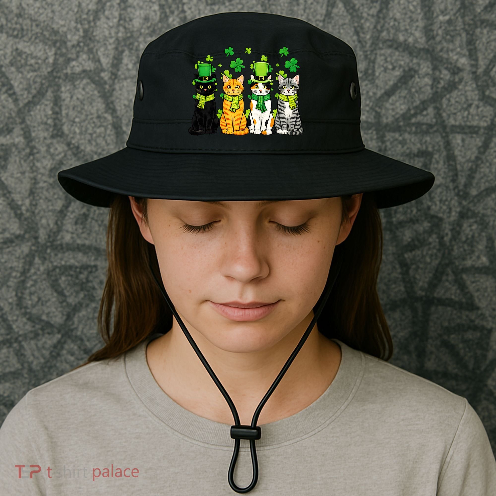 Cute Irish Cats & Kittens Bucket Hat