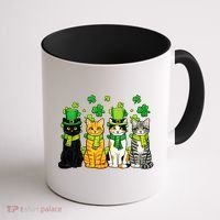 Cute Irish Cats & Kittens Coffee Mug thumb 1