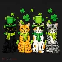 Cute Irish Cats & Kittens Women's Tank Top thumb 5