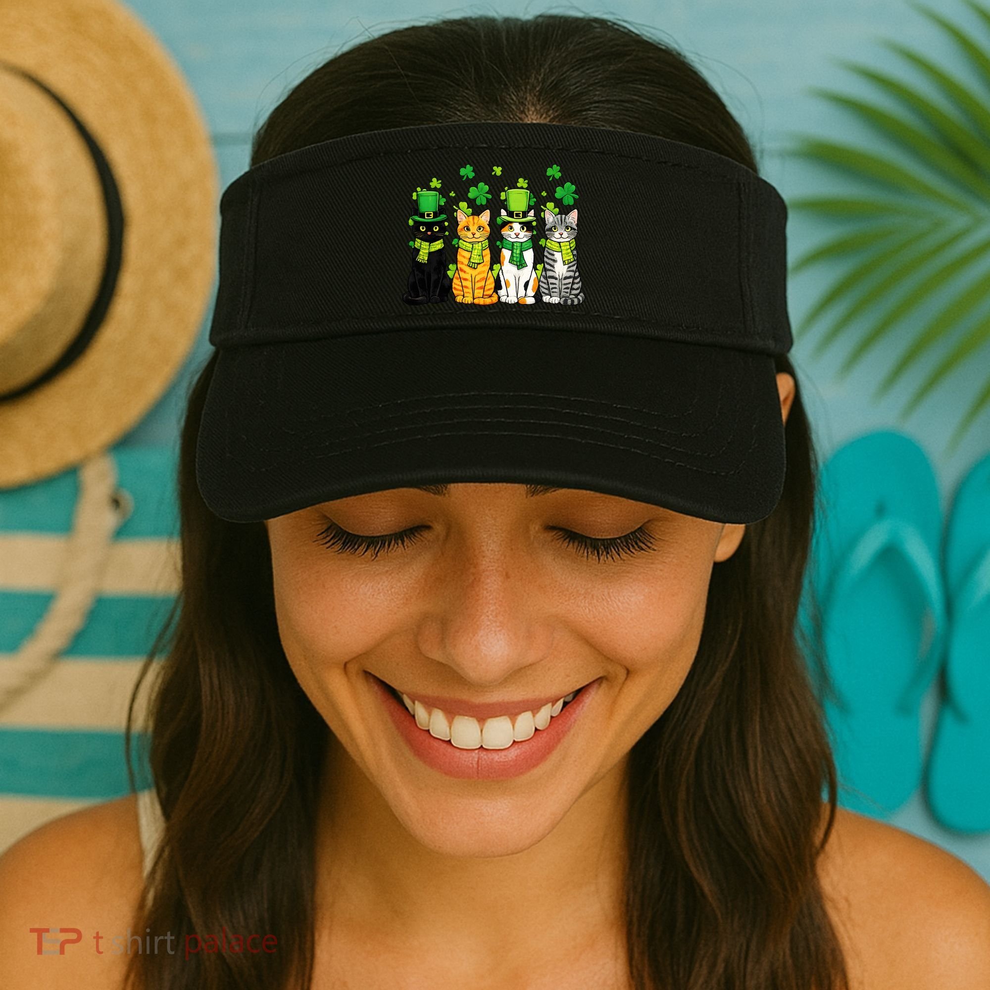 Cute Irish Cats & Kittens Visor