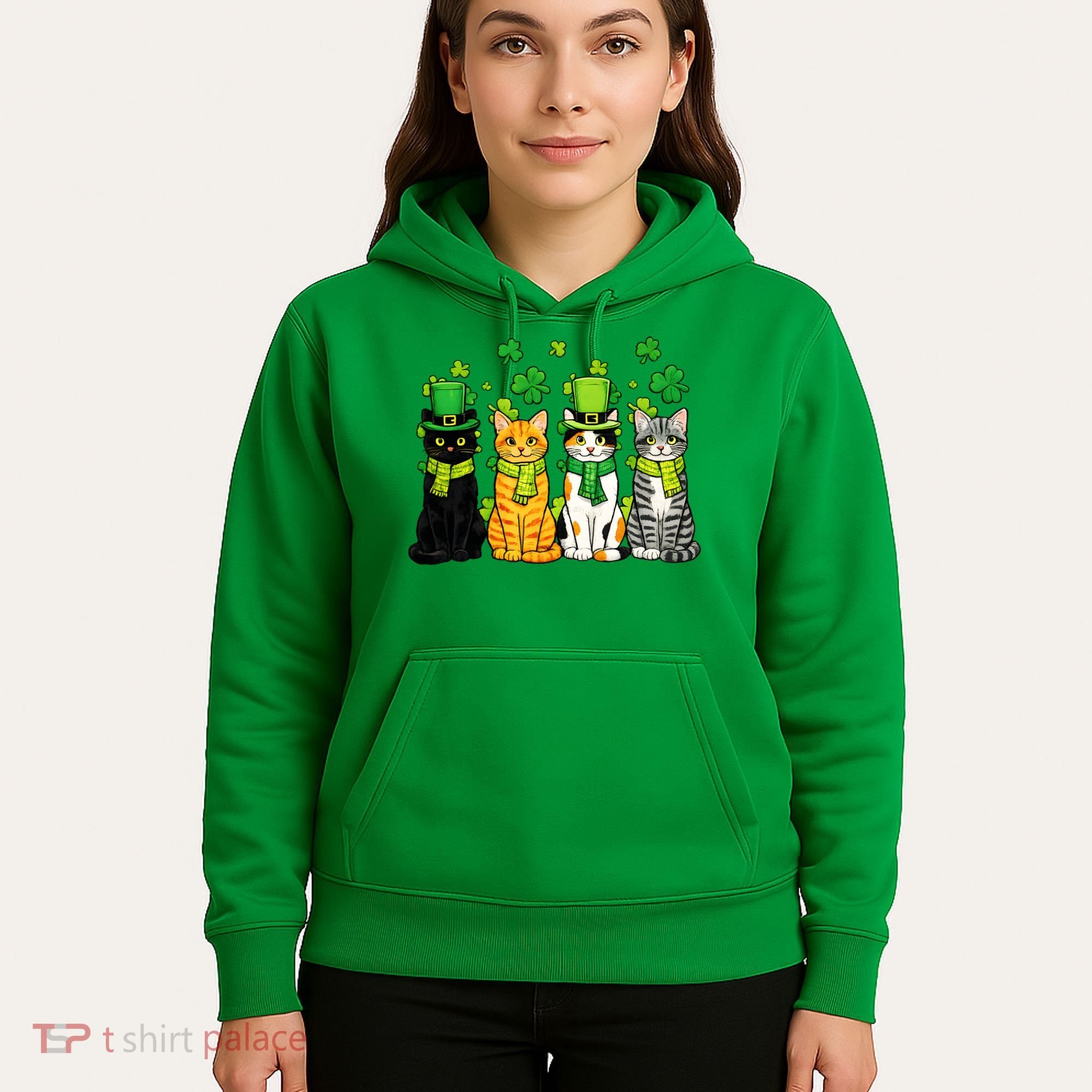 Cute Irish Cats & Kittens Hoodie