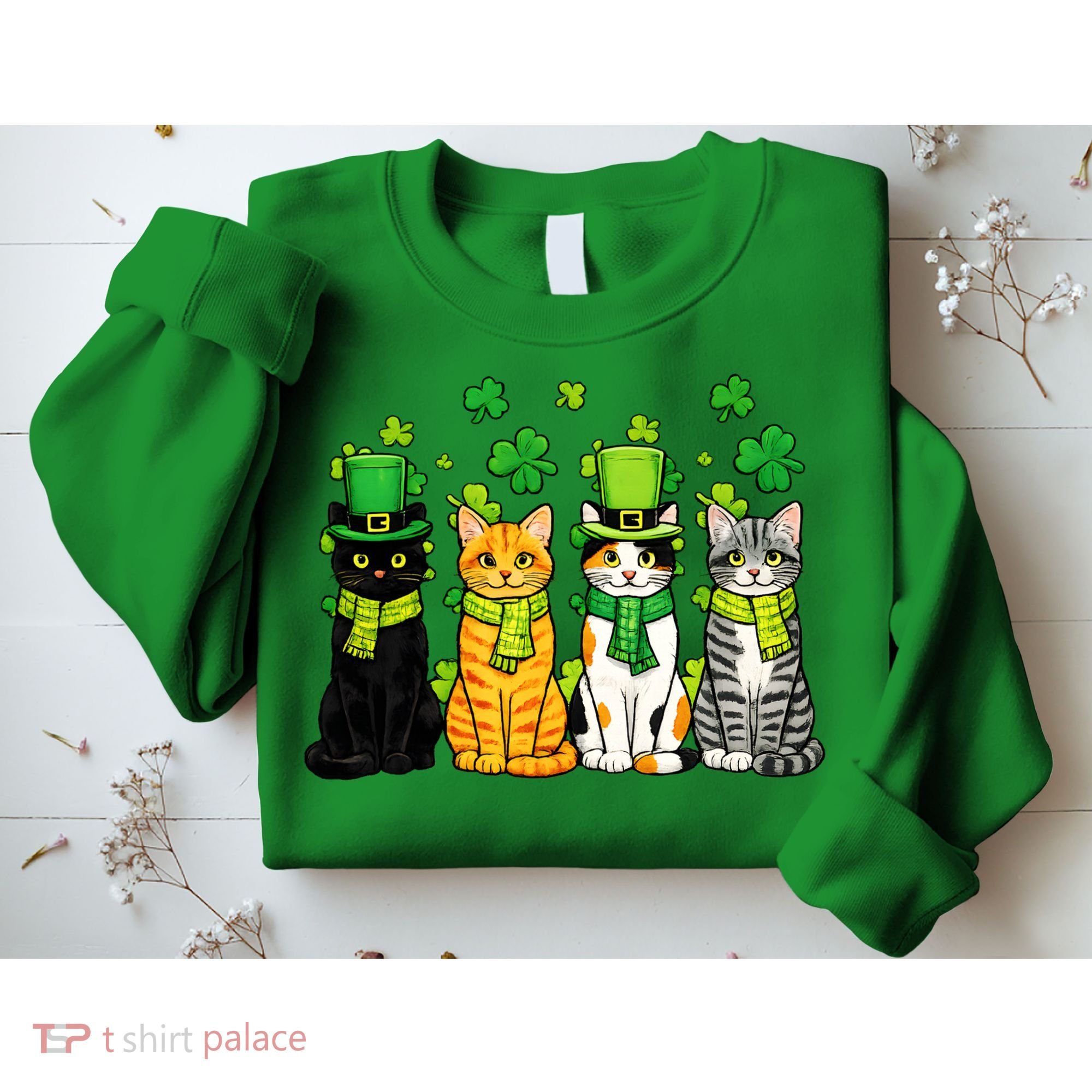 Cute Irish Cats & Kittens Sweatshirt