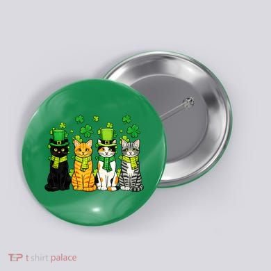 Cute Irish Cats & Kittens Button