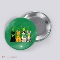 Cute Irish Cats & Kittens Button thumb 0