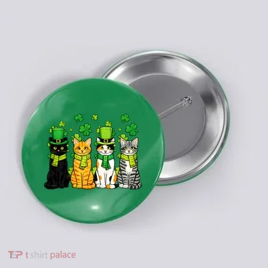 Cute Irish Cats & Kittens Button