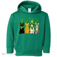 Cute Irish Cats & Kittens Toddler Hoodie thumb 0