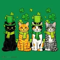 Cute Irish Cats & Kittens Women's Long Sleeve Shirt thumb 2
