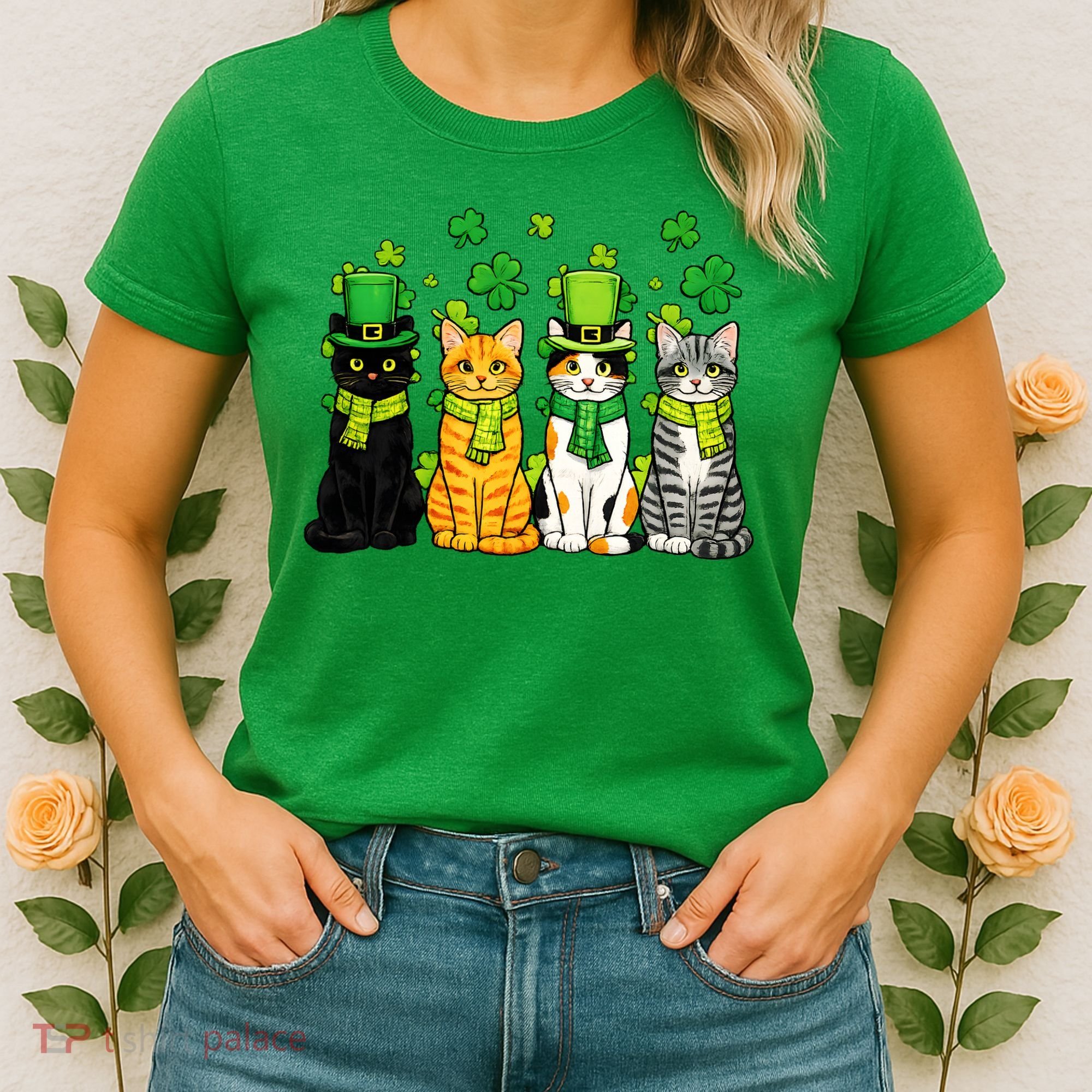 Cute Irish Cats & Kittens Women's T-Shirt