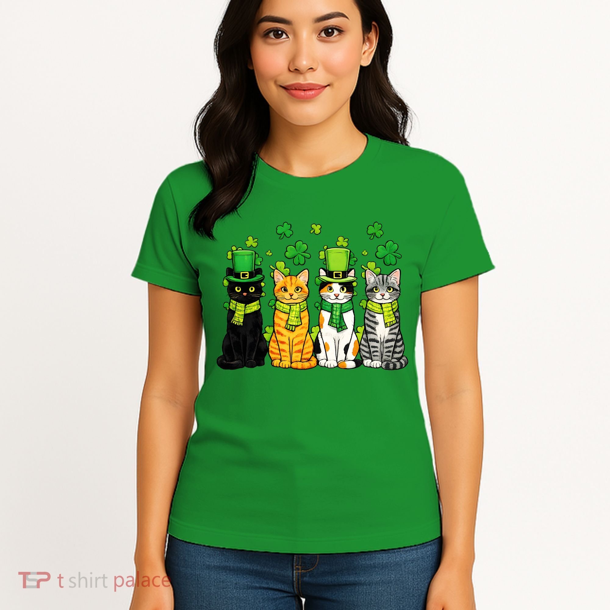 Cute Irish Cats & Kittens Women's T-Shirt