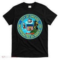 Chicago Illinois City Seal I Love Chicago Illinoisan T-Shirt thumb 0