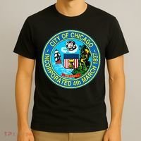 Chicago Illinois City Seal I Love Chicago Illinoisan T-Shirt thumb 3