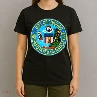 Chicago Illinois City Seal I Love Chicago Illinoisan T-Shirt thumb 4
