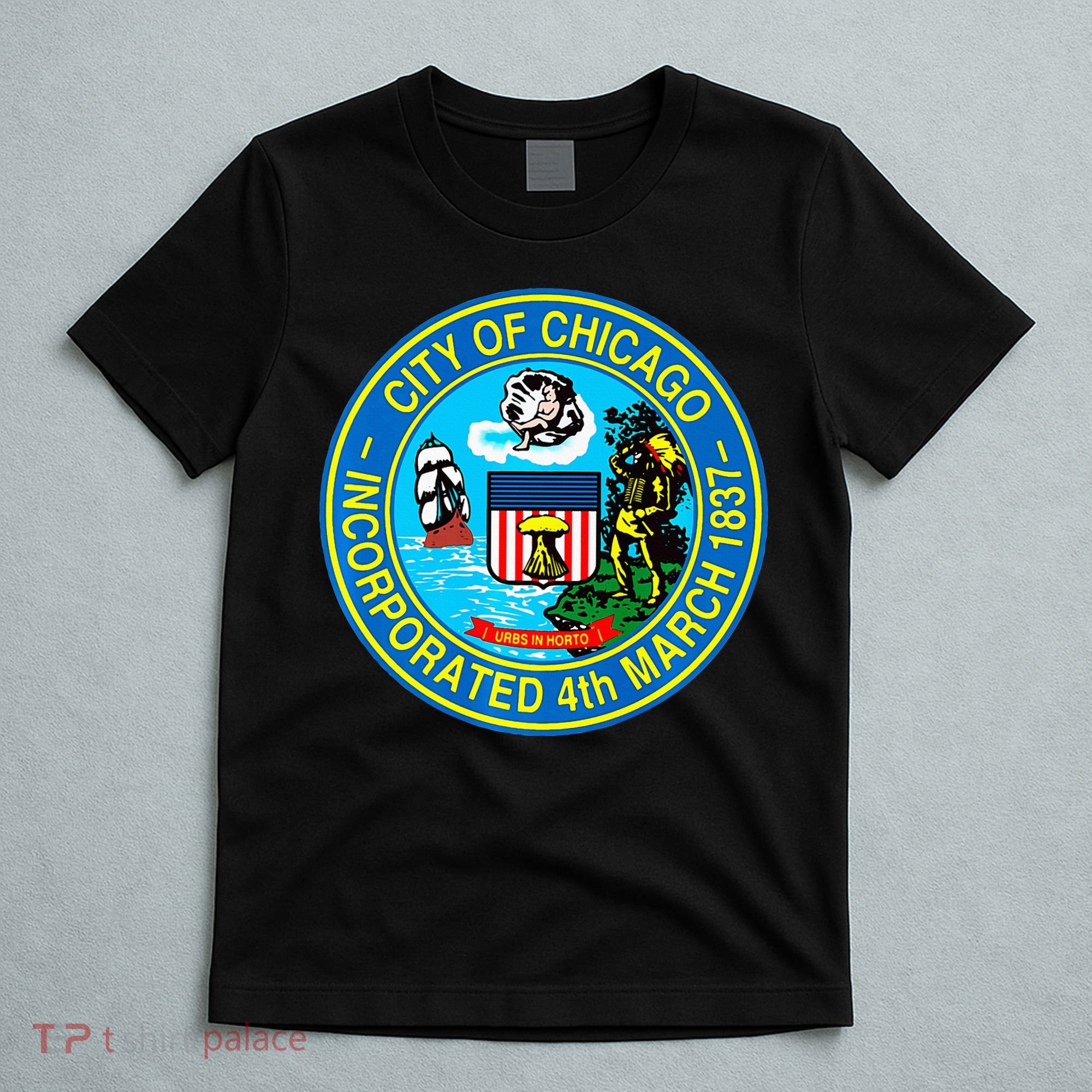 Chicago Illinois City Seal I Love Chicago Illinoisan T-Shirt