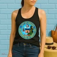 Chicago Illinois City Seal I Love Chicago Illinoisan Women's Tank Top thumb 2