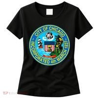 Chicago Illinois City Seal I Love Chicago Illinoisan Women's T-Shirt thumb 0