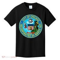Chicago Illinois City Seal I Love Chicago Illinoisan Kids T-Shirt thumb 0