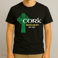 Cork Ireland County Celtic Gaelic Football And Hurling T-Shirt thumb 3