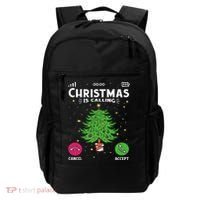 Christmas Is Calling Funny Backpack thumb 0