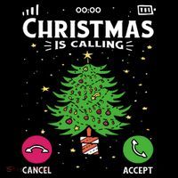 Christmas Is Calling Funny Backpack thumb 2