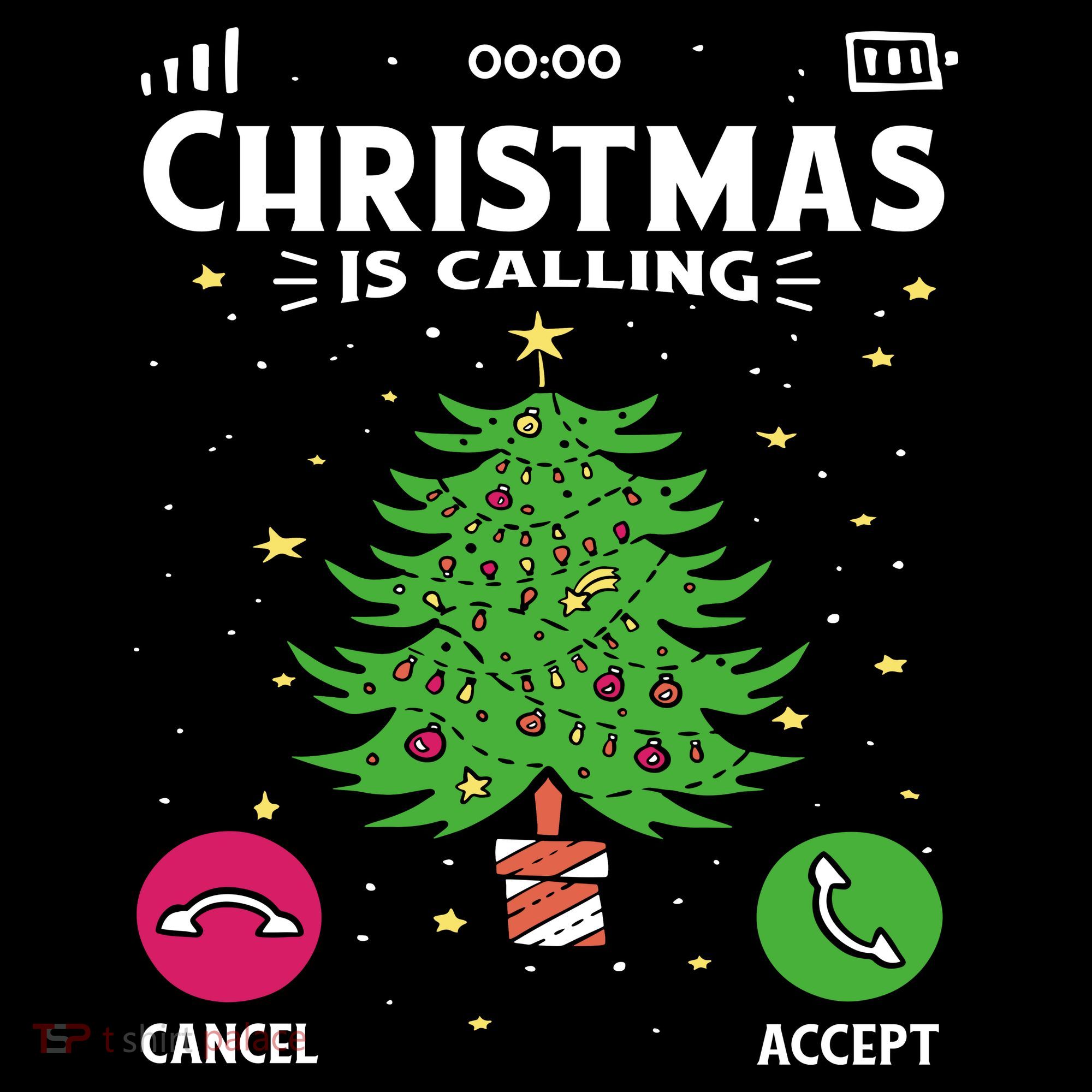 Christmas Is Calling Funny Backpack