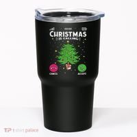 Christmas Is Calling Funny Tumbler thumb 0