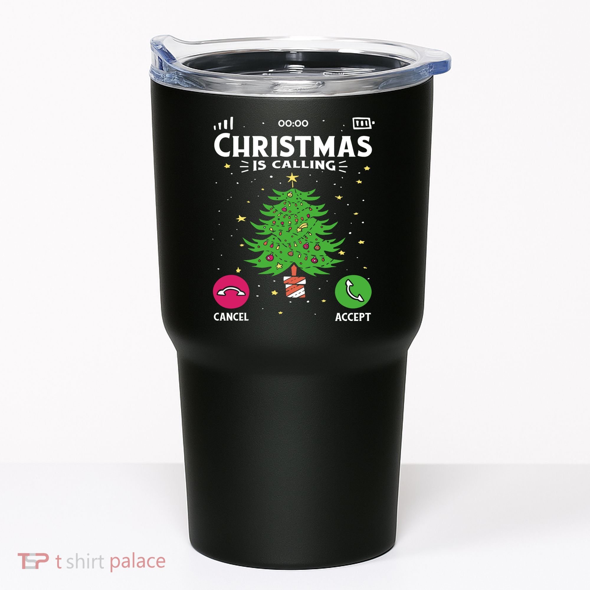 Christmas Is Calling Funny Tumbler