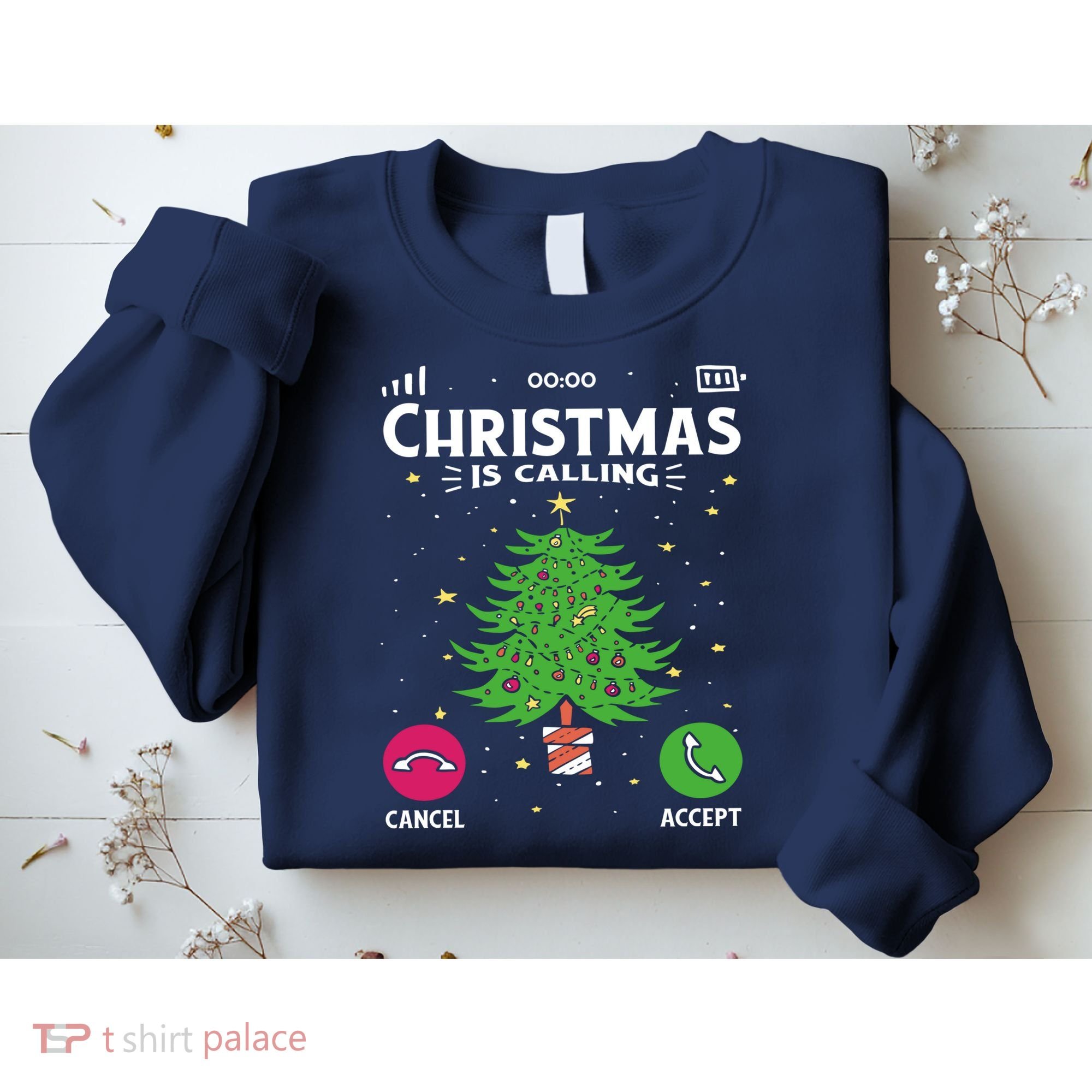 Christmas Is Calling Funny Sweatshirt