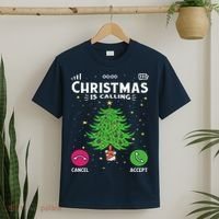 Christmas Is Calling Funny T-Shirt thumb 2