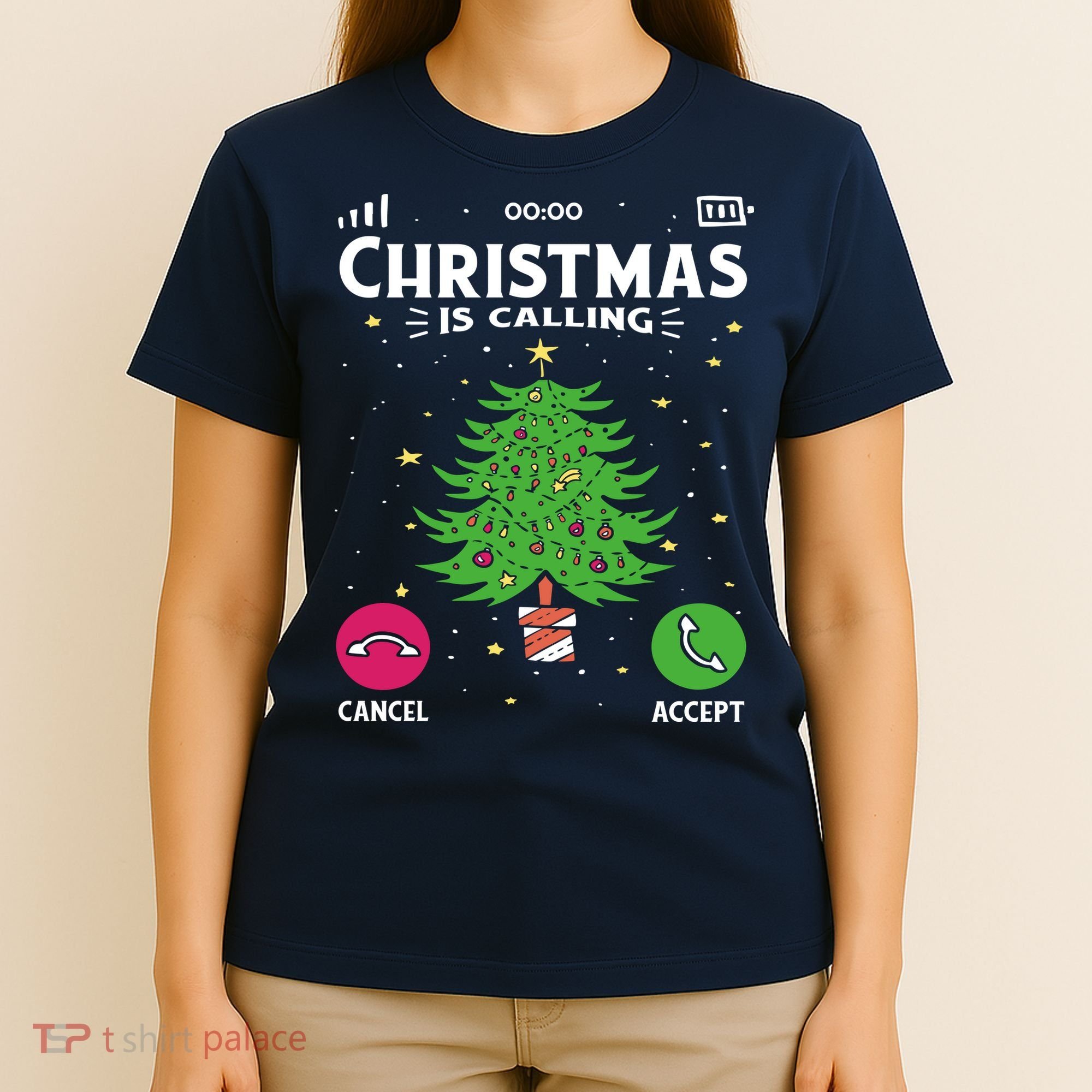 Christmas Is Calling Funny T-Shirt