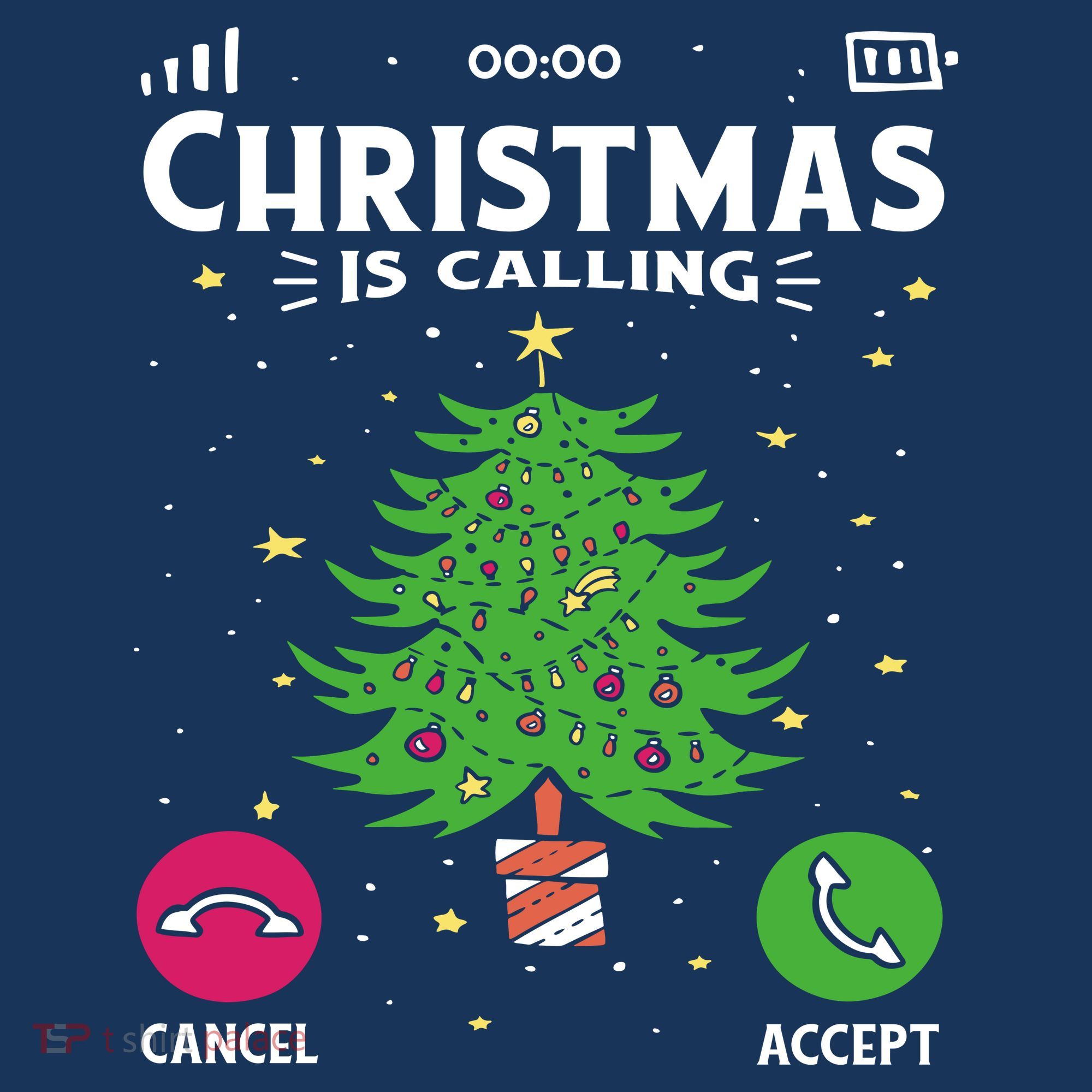 Christmas Is Calling Funny T-Shirt