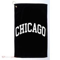 Chicago Illinois Golf Towel thumb 0