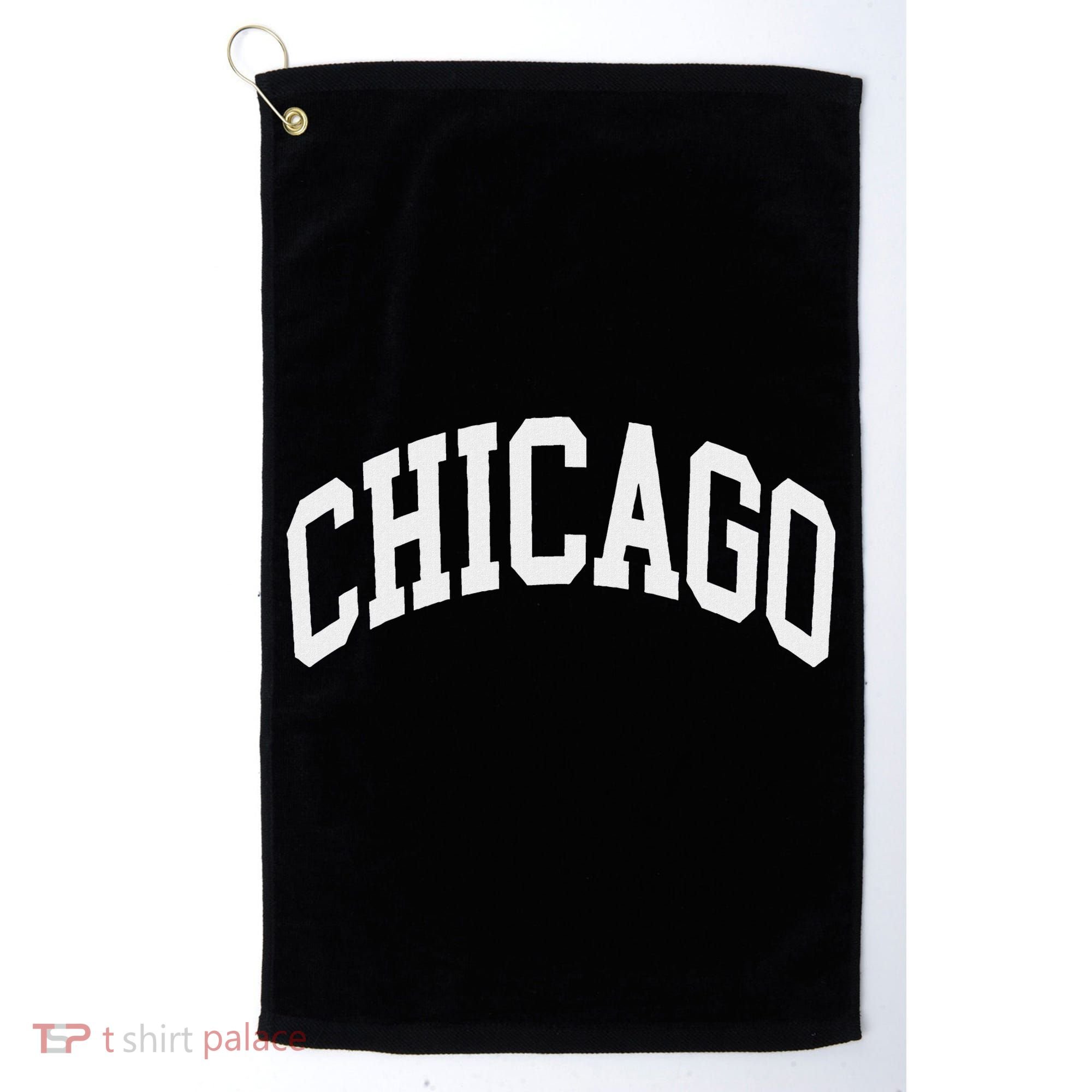 Chicago Illinois Golf Towel