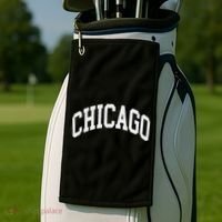 Chicago Illinois Golf Towel thumb 2