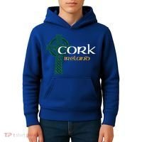 Cork Ireland County Celtic Gaelic Football And Hurling Gift Kids Hoodie thumb 4