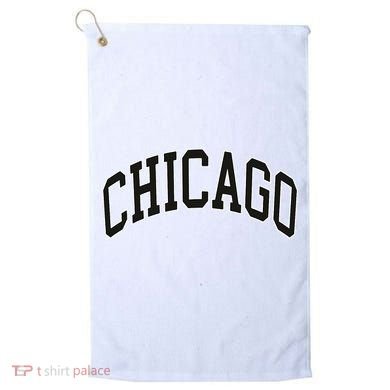 Chicago Illinois Golf Towel