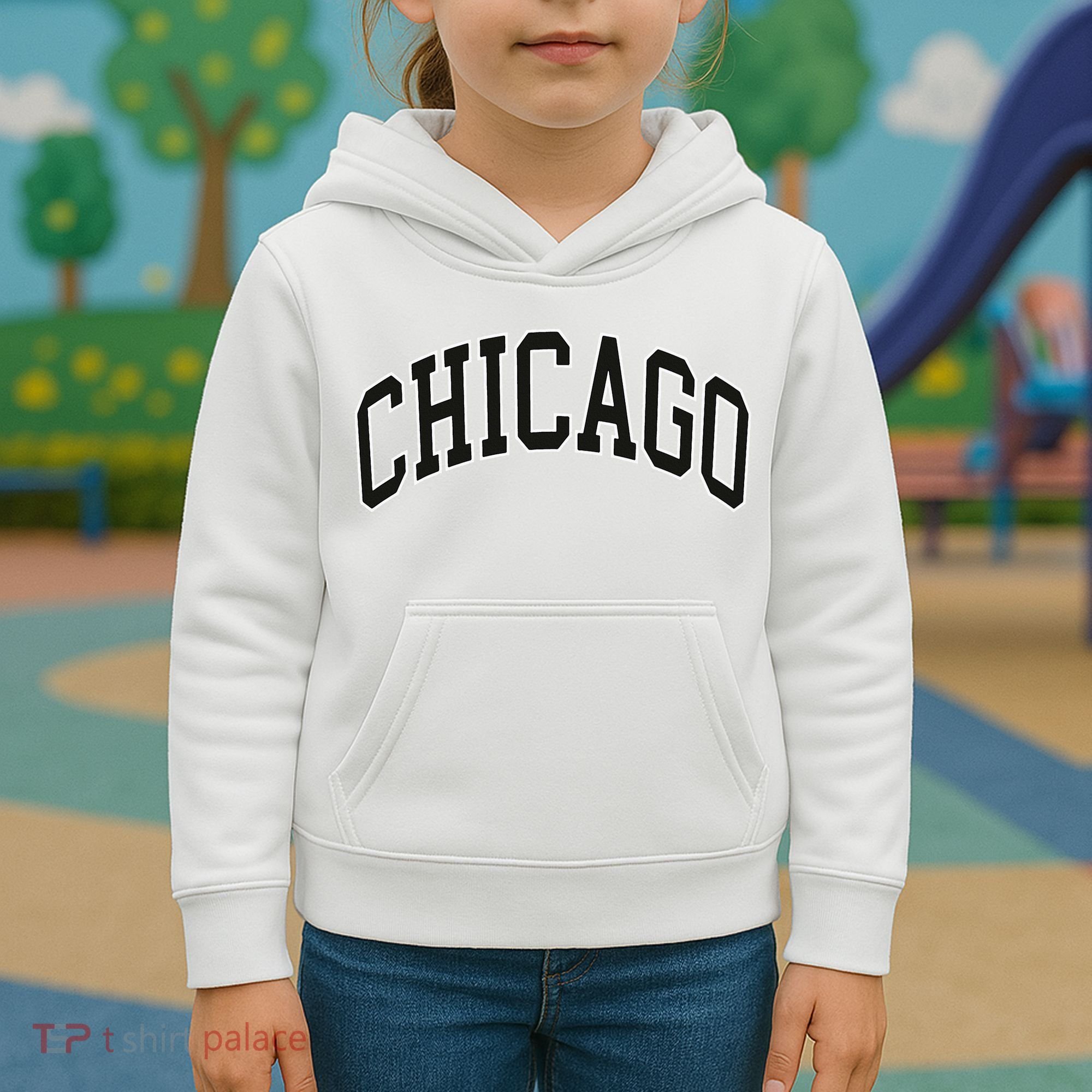 Chicago Illinois Kids Hoodie