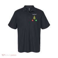 Christmas Is Calling Christmas Pajama Funny XMas Tree Polo thumb 0