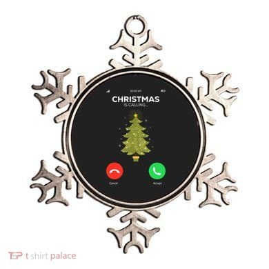 Christmas Is Calling Christmas Pajama Funny XMas Tree Ornament