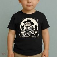 Capybara In Cowboy Hat And Poncho Dance Mexico Toddler T-Shirt thumb 2