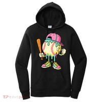 Cool Ice Cream Drip Baseball Spots Baseball Drip Women's Hoodie thumb 0