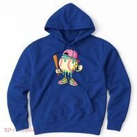 Cool Ice Cream Drip Baseball Spots Baseball Drip Hoodie thumb 0