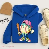 Cool Ice Cream Drip Baseball Spots Baseball Drip Hoodie thumb 4