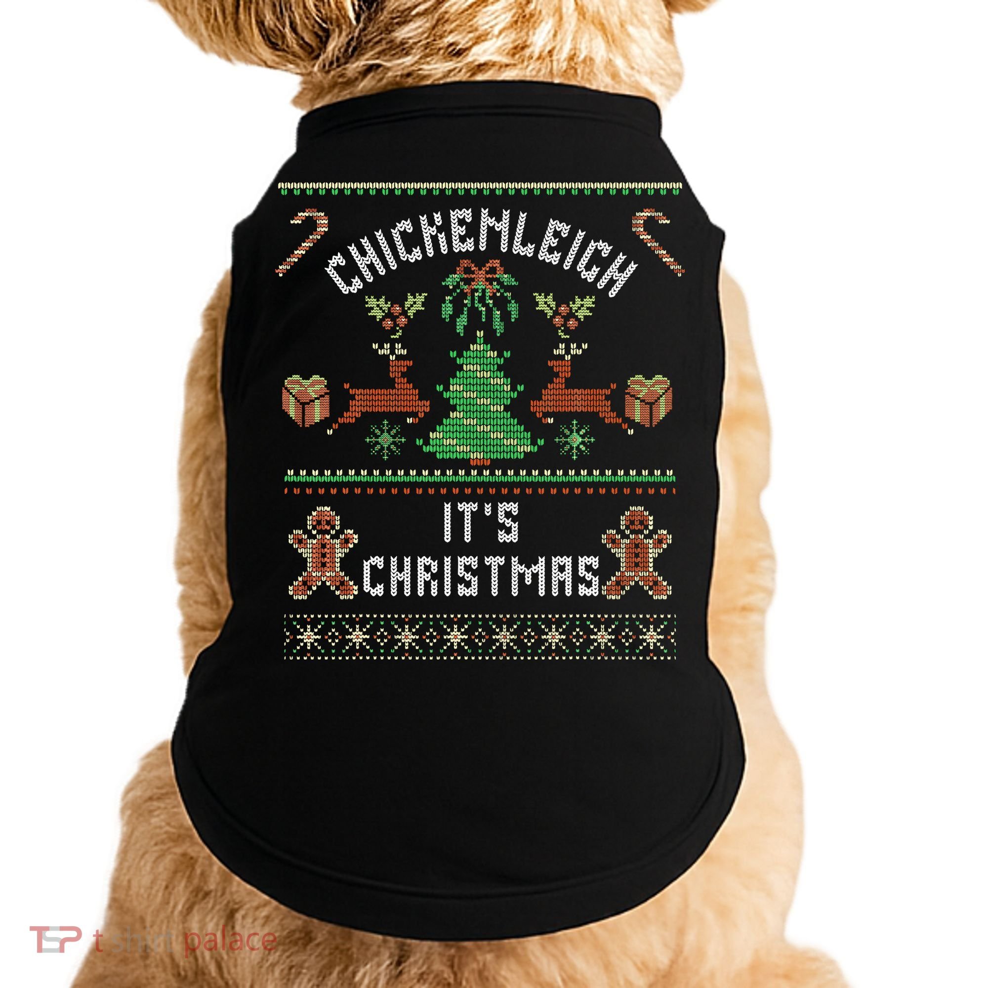Chickenleigh ItS Christmas Doggie Tank