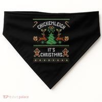 Chickenleigh ItS Christmas USA-Made Doggie Bandana thumb 0