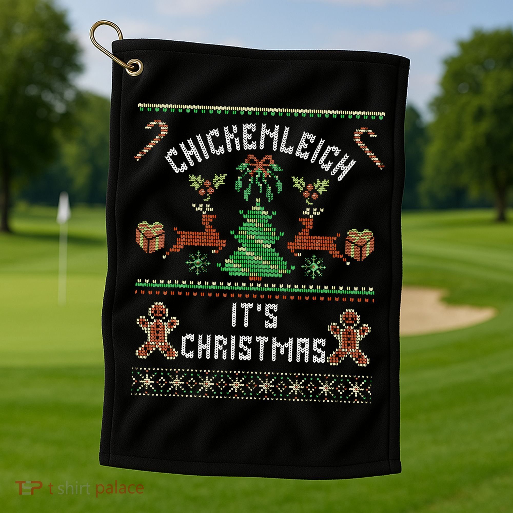 Chickenleigh ItS Christmas Golf Towel