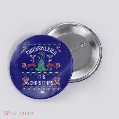 Chickenleigh ItS Christmas Button