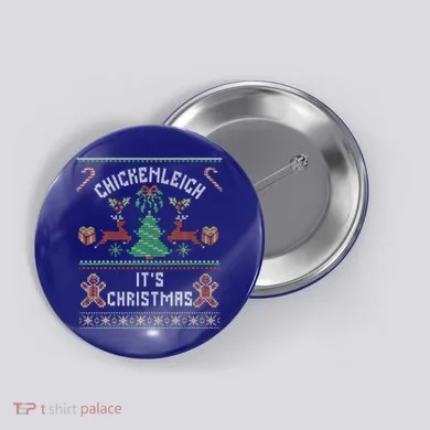 Chickenleigh ItS Christmas Button