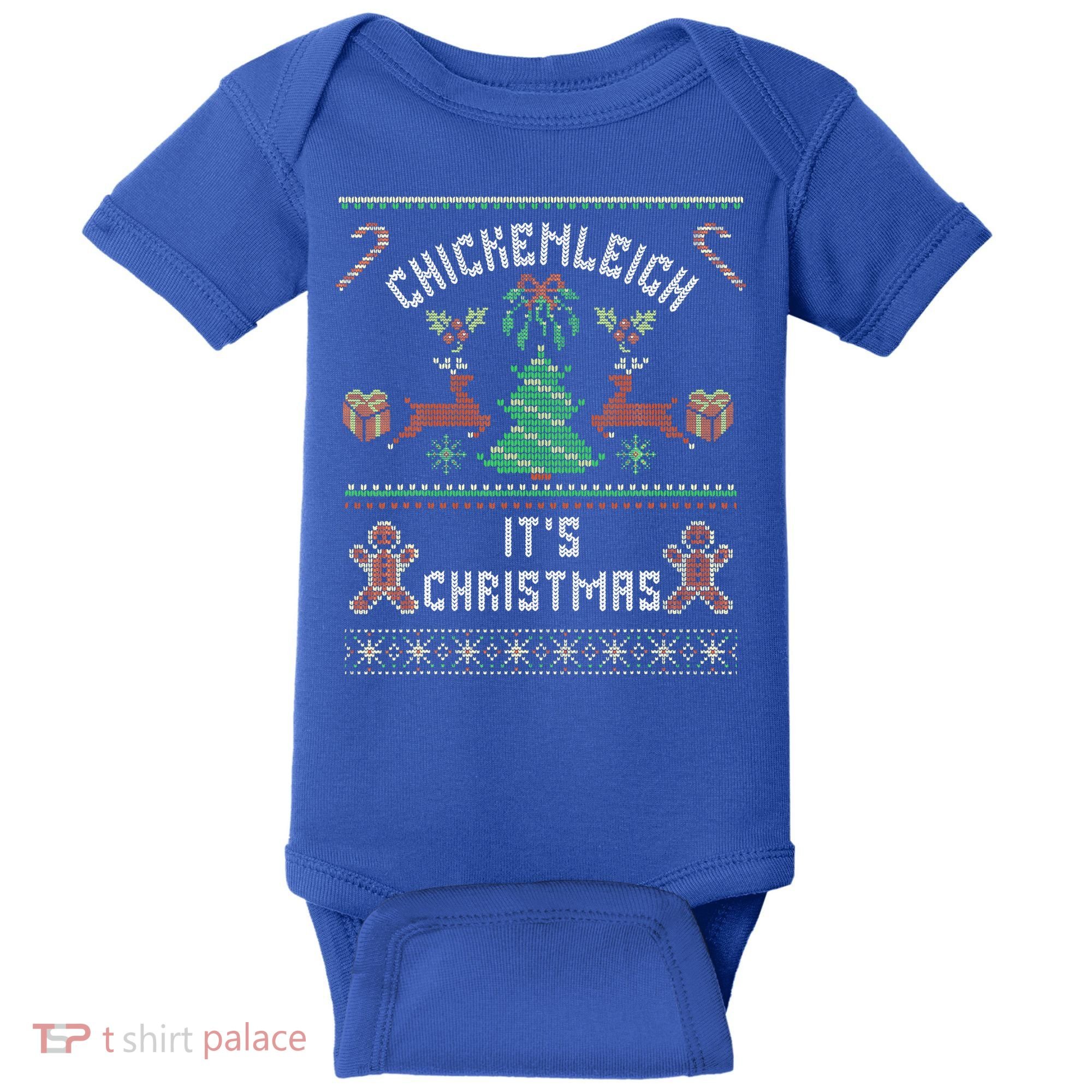 Chickenleigh ItS Christmas Baby Bodysuit